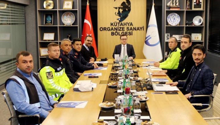 Kütahya OSB’de riskli yol toplantısı