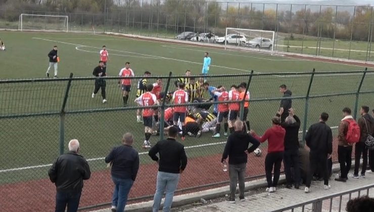 Maçta yürekler ağza geldi!  Soğukkanlı hakem hayat kurtardı