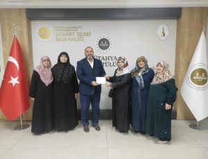 Kur’an kursu öğrencilerinden büyük bağış