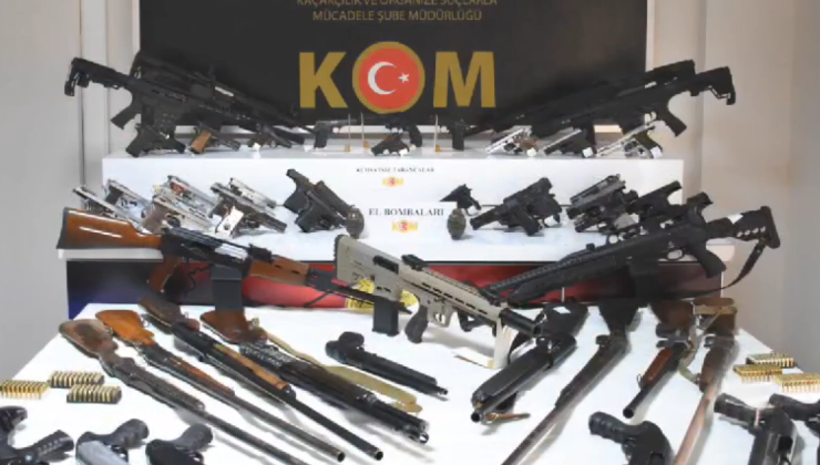 Silah kaçakçılarına operasyon