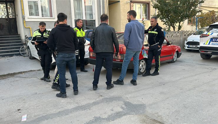 ‘Dur’ ihtarına uymayan sürücü aracını bırakıp kaçtı