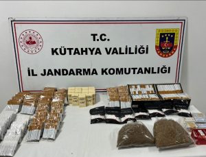 Durdurulan araçta kaçak tütün ele geçirildi
