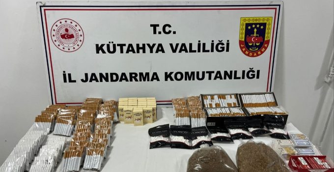 Durdurulan araçta kaçak tütün ele geçirildi
