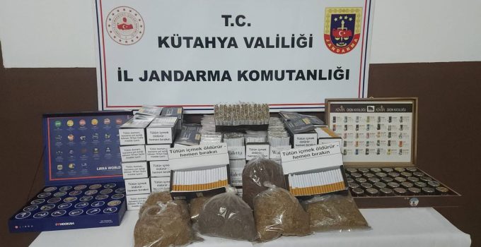 Kaçak tütün operasyonu: 16 bin 840 adet makaron ele geçirildi