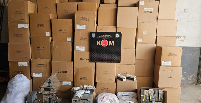 KOM ekipleri kaçak sigaraya geçit vermiyor