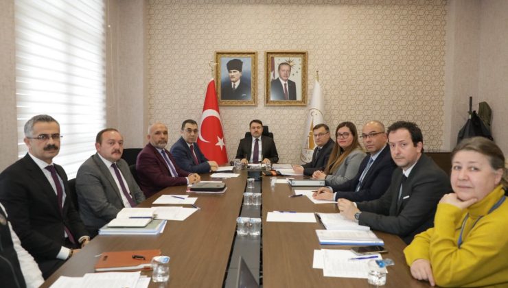 Proje ve ödenek talepleri masaya yatırıldı