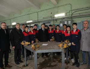 Vali Işın’dan mesleki eğitime destek ziyareti