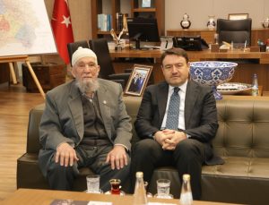 Vali Işın, Gazi Mehmet Torun’u makamında ağırladı
