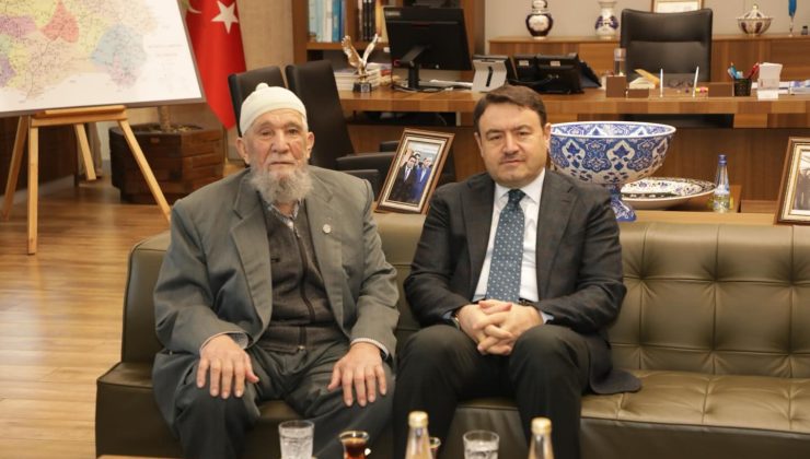 Vali Işın, Gazi Mehmet Torun’u makamında ağırladı