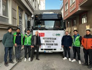 Suriye’deki ihtiyaç sahipleri için yardım tırı gönderildi