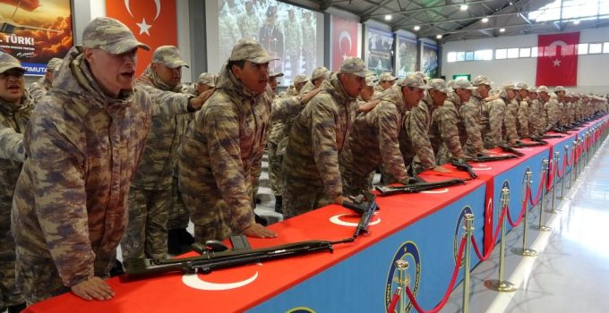 Hava Tugayında yemin töreni heyecanı