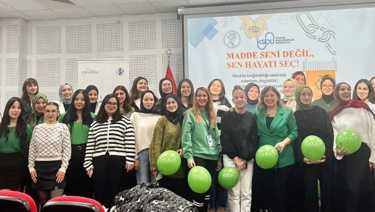 Öğrencilere bağımlılıkla mücadele eğitimi verildi
