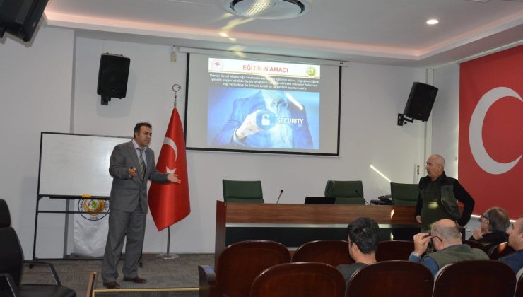 Orman personeline bilgi güvenliği farkındalık eğitimi