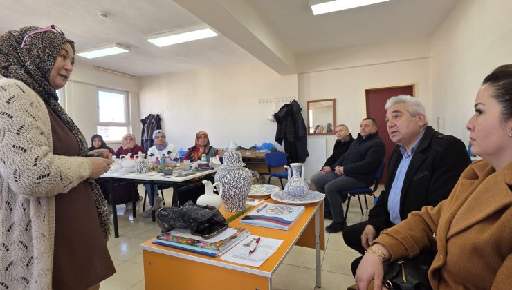 Çini ve seramik kursuna yoğun ilgi