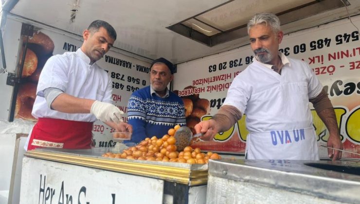 Üç ayların gelişi lokma ikramıyla karşılandı