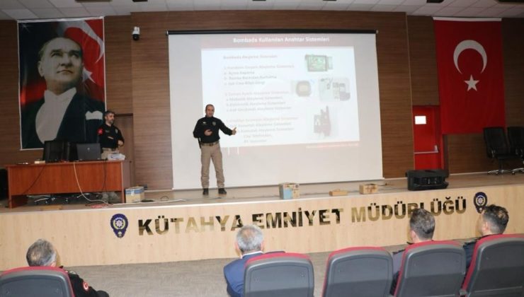 Emniyet personeline bomba eğitimi