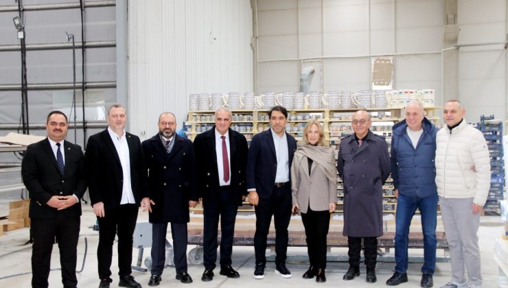 KUTSO Yönetim Kurulu’ndan Kütahya OSB’de fabrika ziyareti