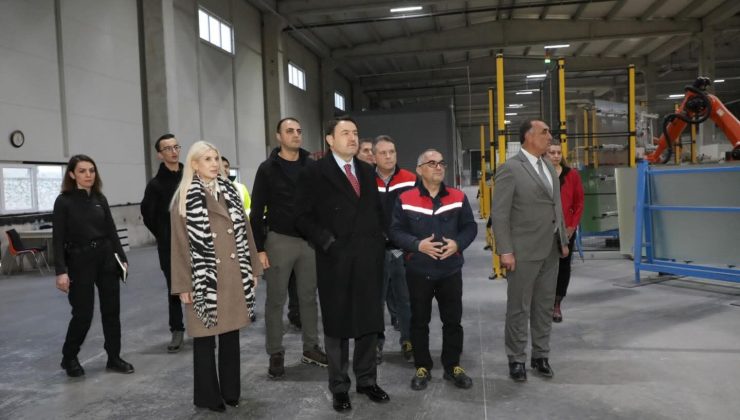 Vali Işın, Altıntaş Zafer OSB’de incelemelerde bulundu