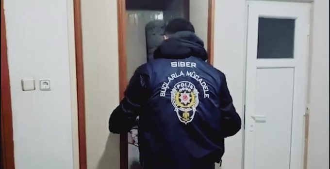 Siber suçlarla mücadele kapsamında 55 ilde operasyon