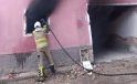 Metruk evde çıkan yangın söndürüldü