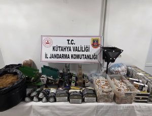 Jandarmadan kaçak tütün operasyonu