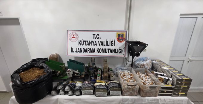 Jandarmadan kaçak tütün operasyonu