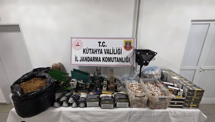 Jandarmadan kaçak tütün operasyonu