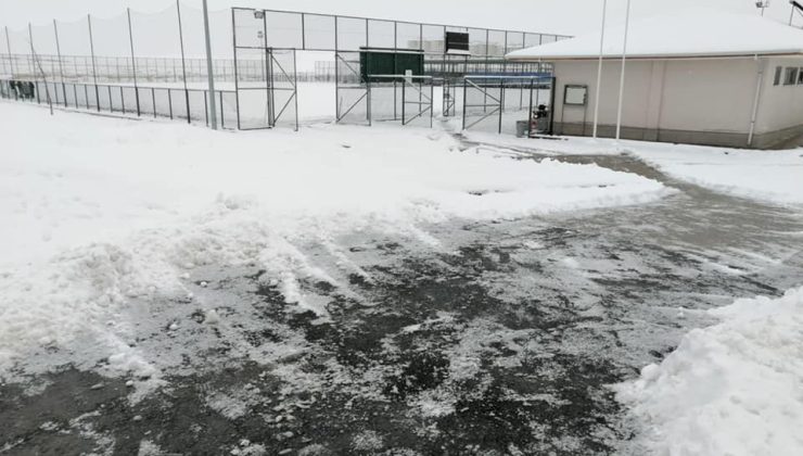 Spora kar engeli: maçlar iptal edildi