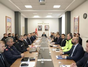 Asayiş ve güvenlik çalışmaları ele alındı