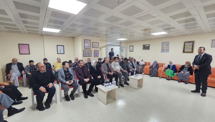 Huzurevi sakinleri için kandil programı düzenlendi