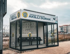 Akıllı durak projesi hizmete girdi