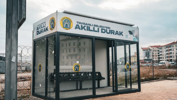 Akıllı durak projesi hizmete girdi