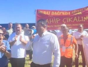 Başkan Akel: ‘Murat Dağı’nda altın yok, yaşam var’