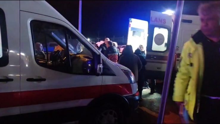 Ambulans ile otomobil çarpıştı: 1 Yaralı