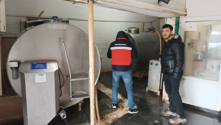Süt soğutma tanklarına denetim