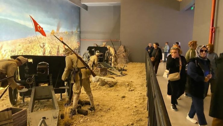 Dumlupınar Diorama Müzesi’ne yoğun ilgi