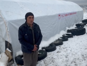 Fırtına mağduru üreticinin yaraları sarıldı