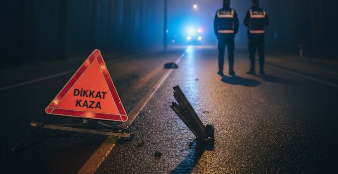 Genç sürücü kazada hayatını kaybetti