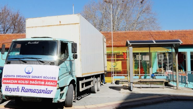 Kütahya OSB’den Ramazan’da 400 aileye gıda desteği