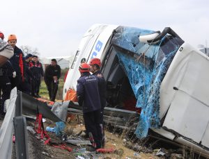 Antalya’daki otobüs kazasında Kütahyalı şoför hayatını kaybetti