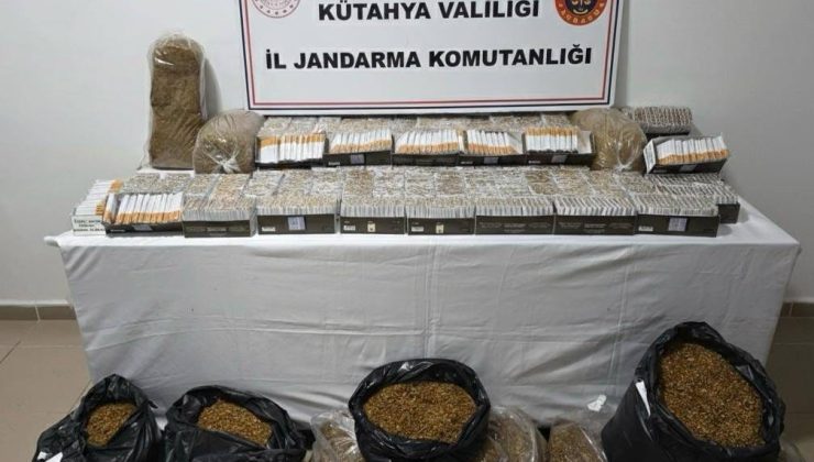 Jandarmadan kaçakçılık operasyonu: 39 bin 340 makaron ele geçirildi