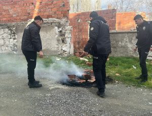 Duman ihbarı ekipleri alarma geçirdi