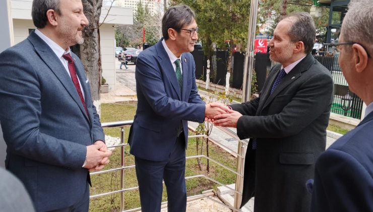 Başkan Derin’den YRP Genel Merkezi’ne ziyaret