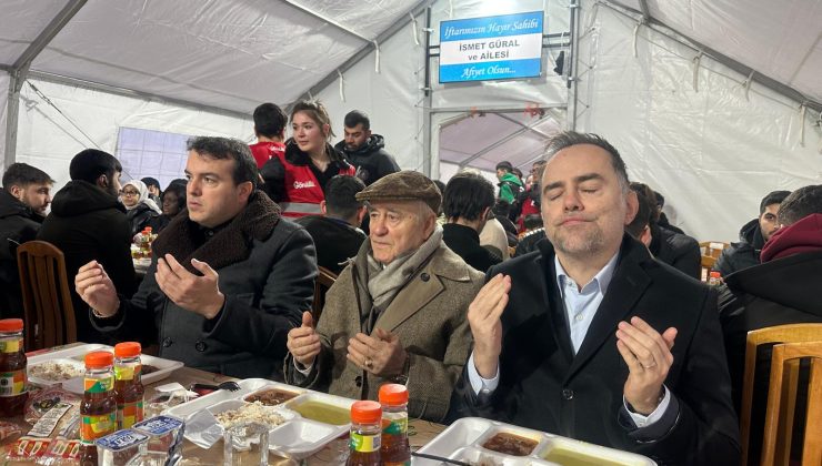 İsmet Güral ve ailesinden gönül köprüsü: İlk iftar bin 500 kişiyle açıldı