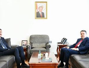 Vali Işın’da İçişleri Bakanlığı’na ziyaret