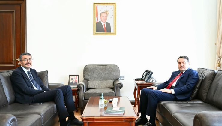 Vali Işın’da İçişleri Bakanlığı’na ziyaret