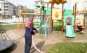 Park ve bahçelerde bahar temizliği