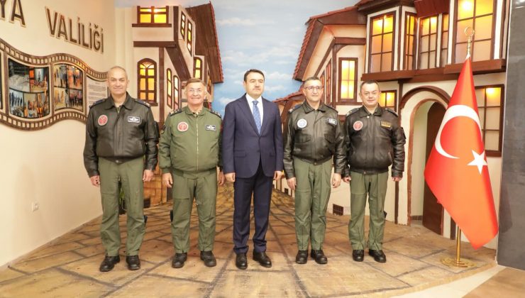 Hava Kuvvetleri heyetinden Vali Işın’a ziyaret