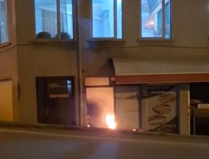 Bodrum katından yükselen alevler mahalleliyi korkuttu