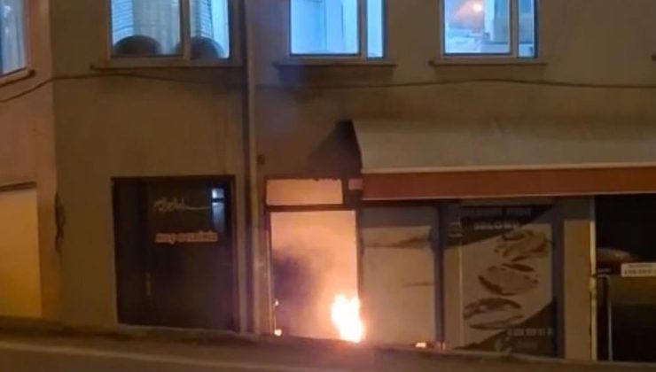 Bodrum katından yükselen alevler mahalleliyi korkuttu